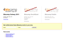 Tablet Screenshot of bizcamp.ie